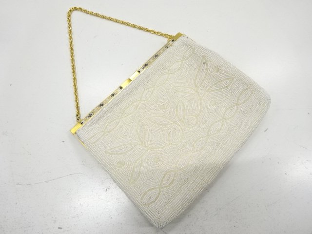 ビーズ　ハンドバッグ